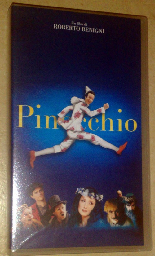 Pinocchio di Roberto Benigni, vhs originale