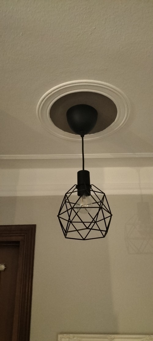 Lampadario a sospensione nero