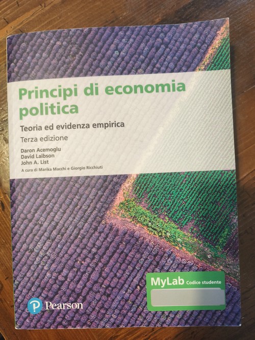 Principi economia politica 