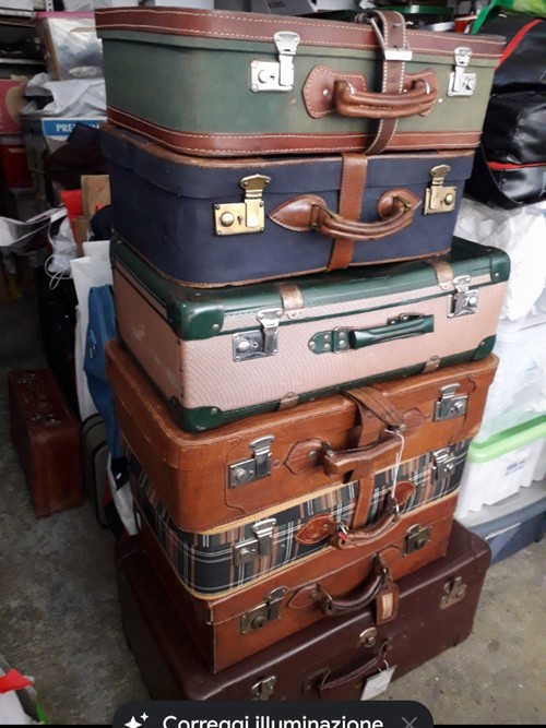 Valige vintage da collezione  in materiali e dimen