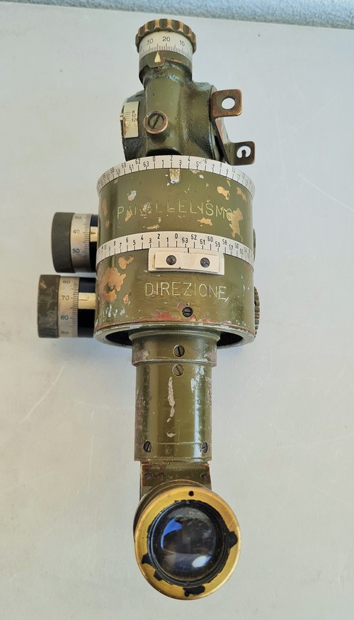 Puntatore  Periscopio Goniometro  militare   itali