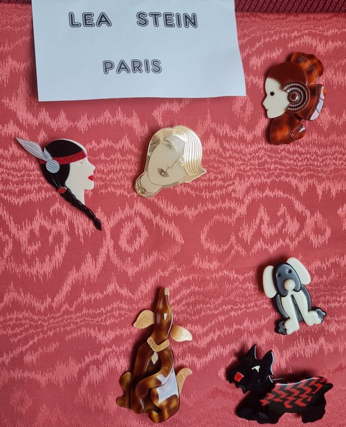 Spille di L�a Stein Paris vintage mai indossate , 