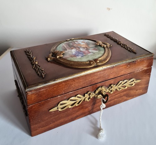 Ferdinando Pogliani (1832-1899) cofanetto in legno