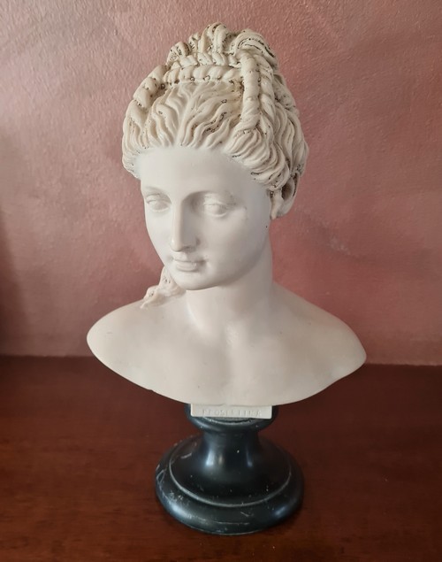 Mezzo Busto  Proserpina   scultura vintage  realiz