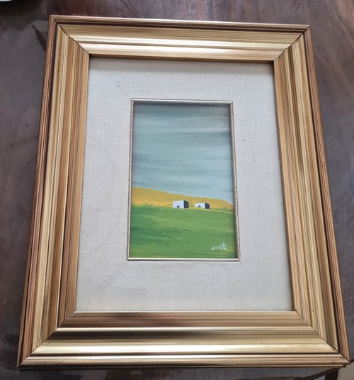 Quadro  pittore DEVOTI  olio su cartone  cm .19xcm