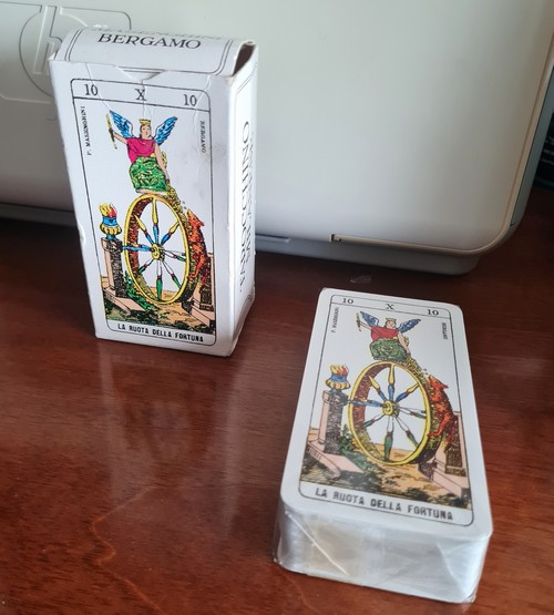 Tarocchino Milanese  Vintage la ruota della fortun