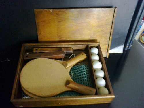 Collezione  d'epoca di N� 2 set tennis tavolo  ,  