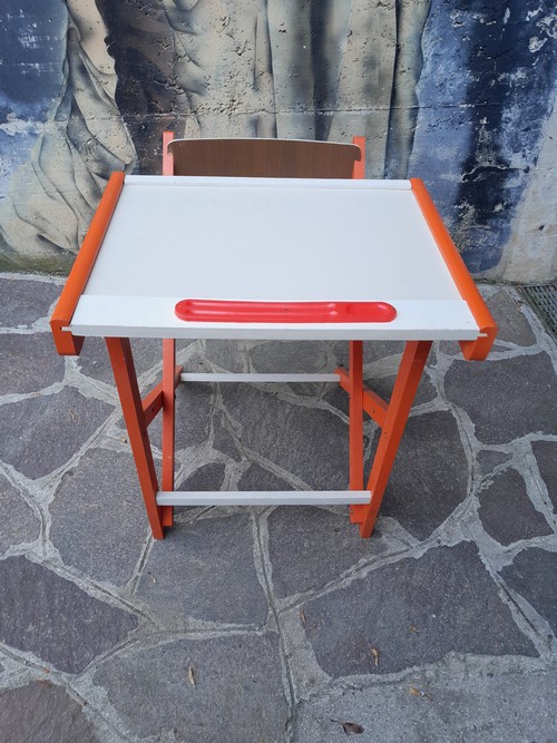 Banco scuola in legno